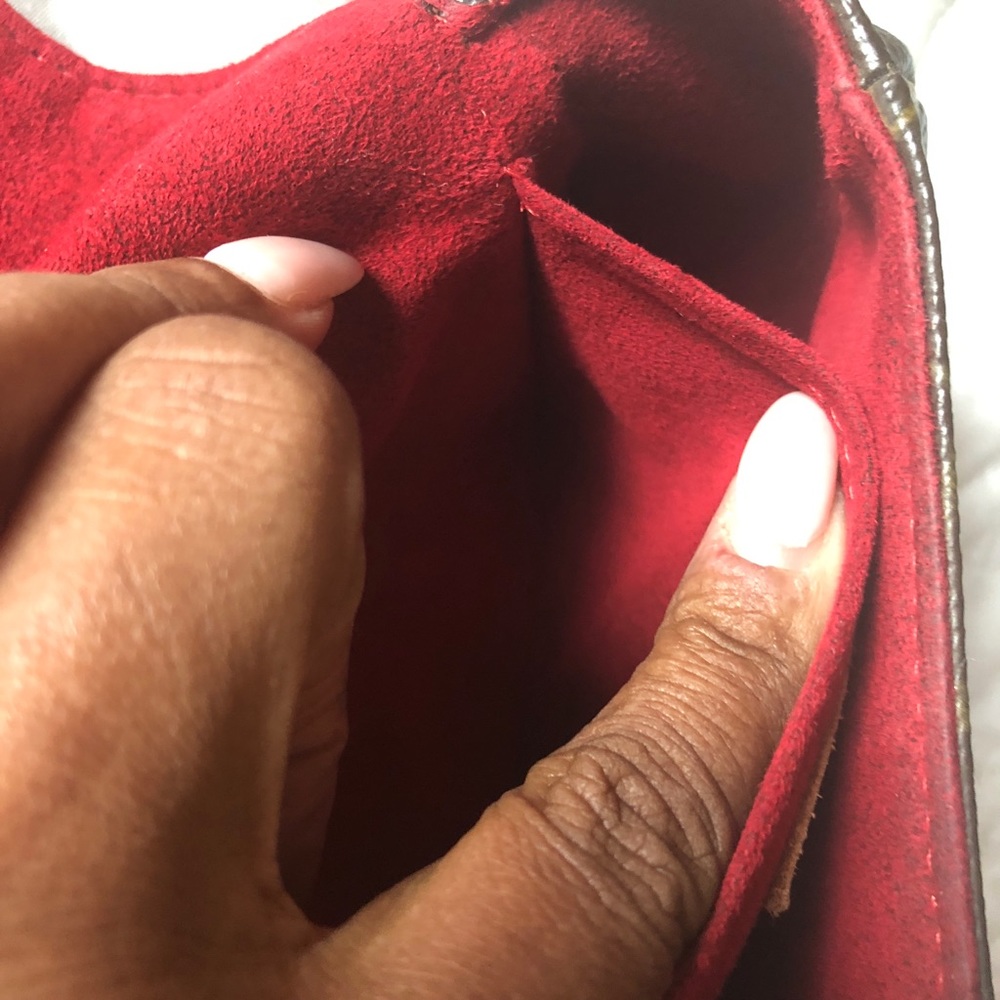 Authentic Tambourine brown canvas crossbody 💞💞